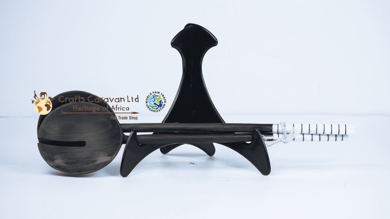 Graceful Handles Wooden Spoon Pair