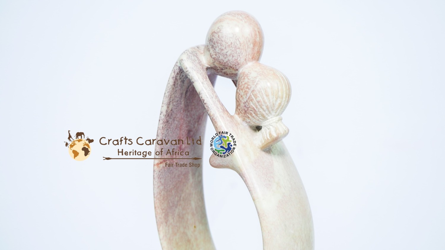 Abstract Kissing Couples Sculpture