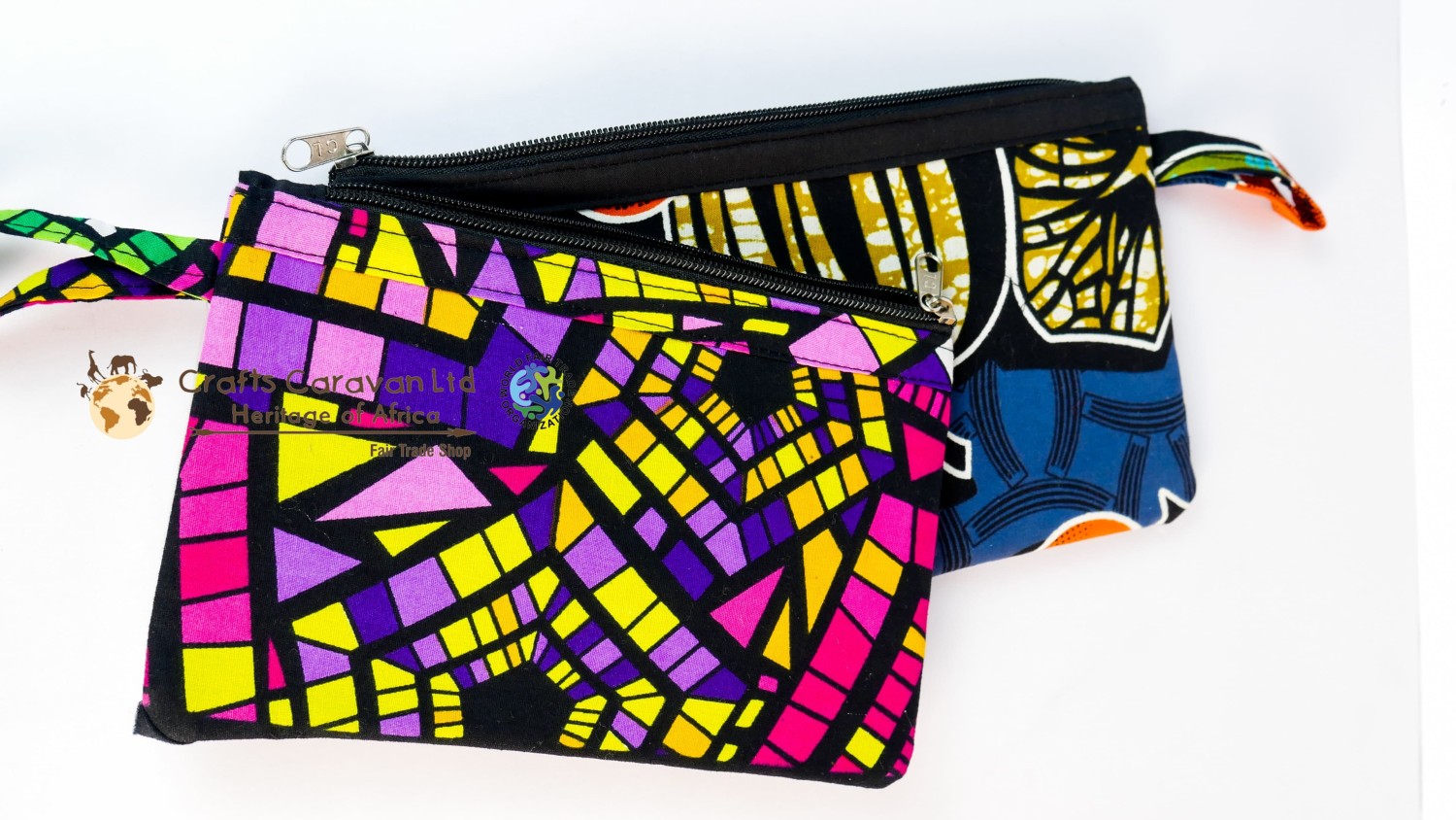 Blue Ankara Purse