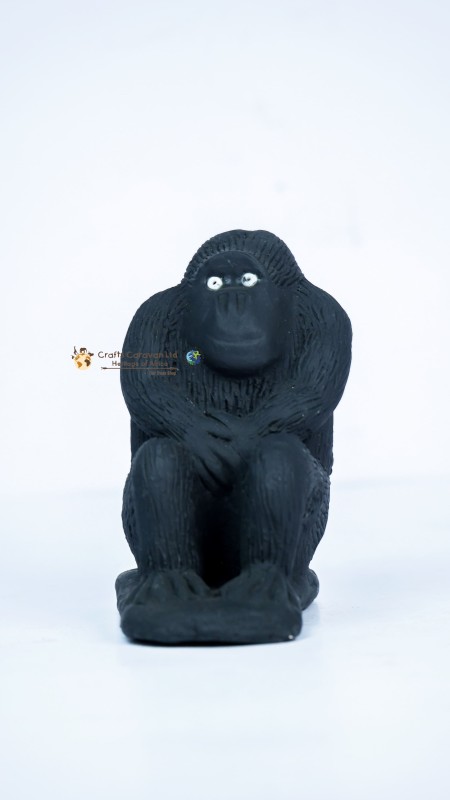 Baboon Clay Sculpture